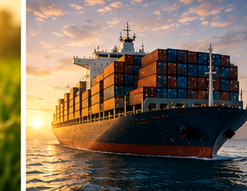 Rice loading into export ship